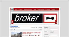 Desktop Screenshot of broker.be